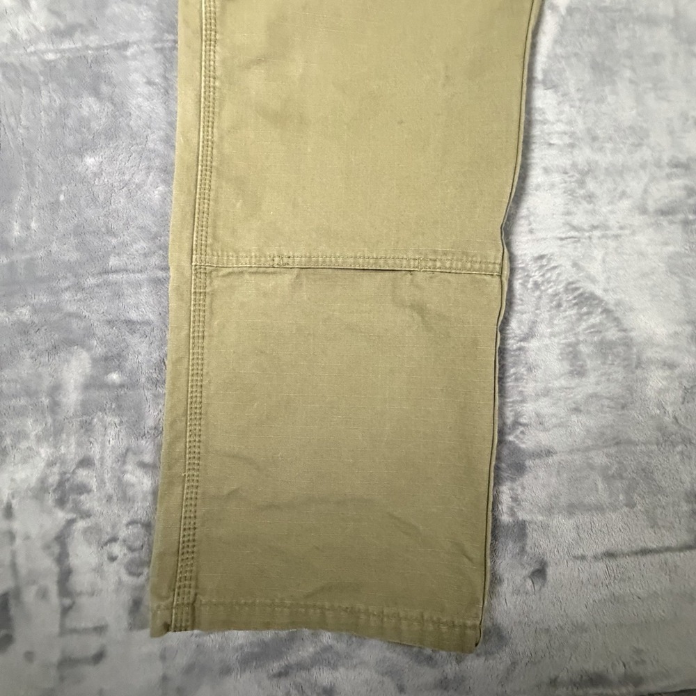 Wrangler Pants Men's 38x34 For 38x32 Khaki Ranger Cargo Workwear Double Knee - Picture 2 of 16